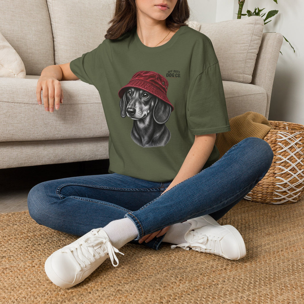 Dachshund Hat T-Shirt