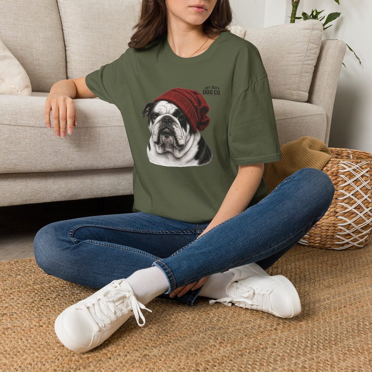 Bulldog Beanie T-Shirt