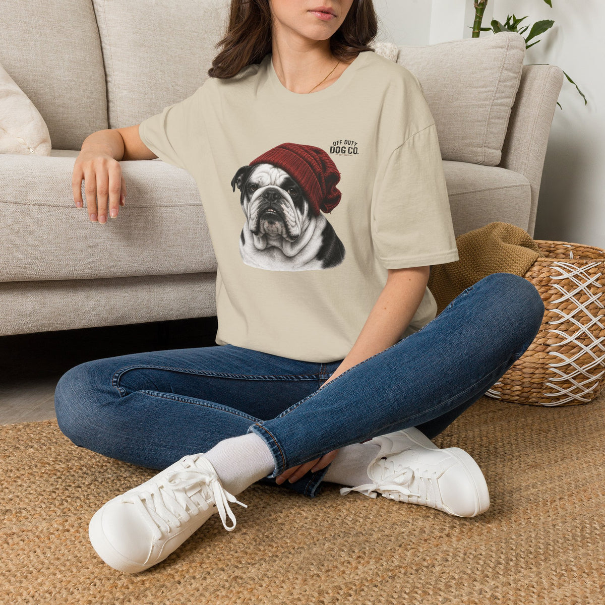 Bulldog Beanie T-Shirt