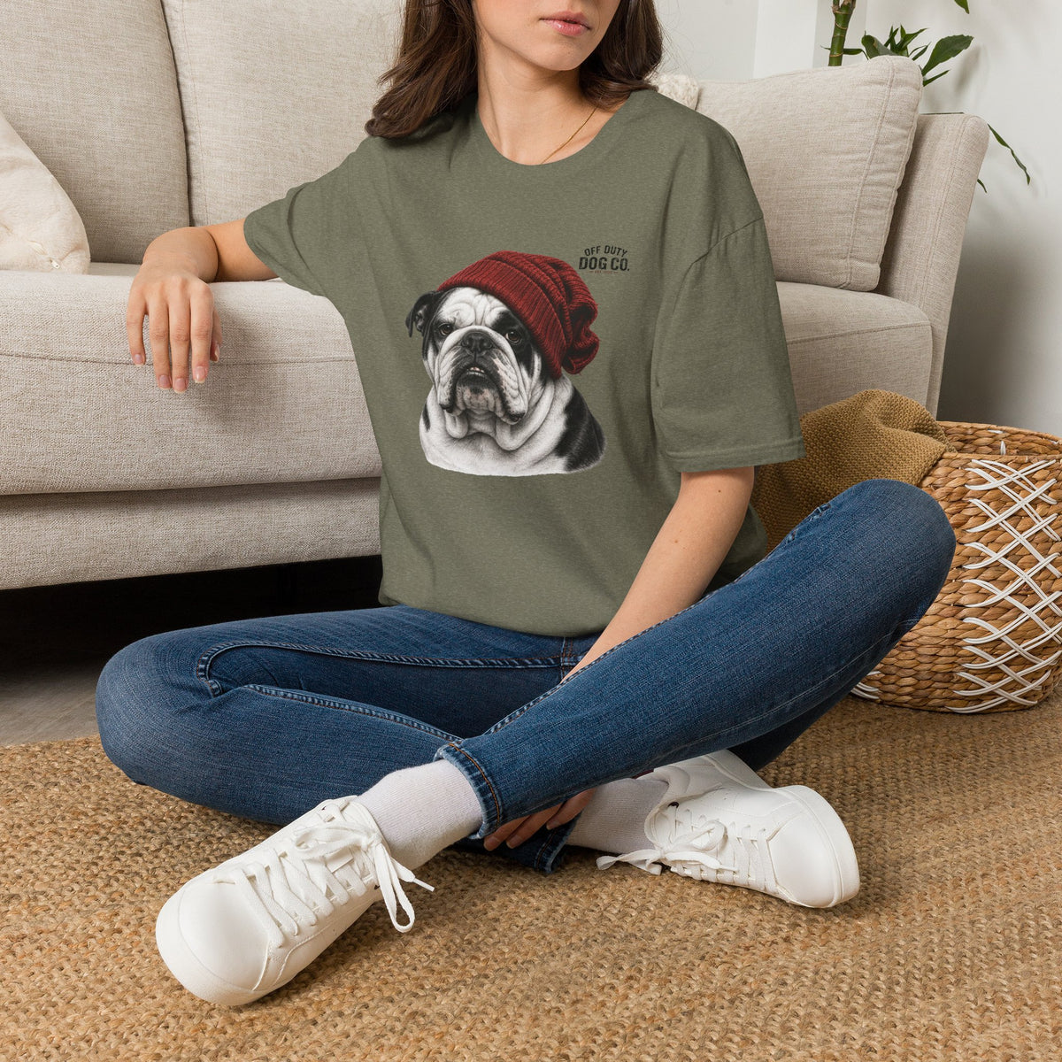 Bulldog Beanie T-Shirt